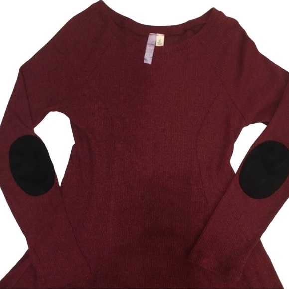 Francesca’s Alya Elbow Patches Thermal Academia Fall Festive Dress - Size L - Picture 5 of 8